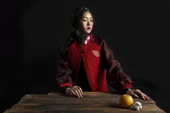 Những chiếc áo bông chần độc đáo của nhà thiết kế Trịnh Bích Thủy. (Ảnh: BTC)