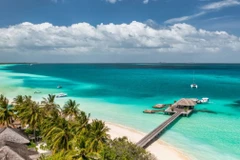 Một bãi biển ở Maldives. (Nguồn: CNN)