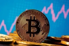 Hình ảnh minh họa đồng tiện điện tử bitcoin. (Ảnh: Reuters/TTXVN)