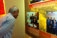 Khách tham quan triển lãm. (Ảnh: A.N/Vietnam+)