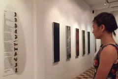 Triển lãm sẽ kéo dài tới hết ngày 10/10 tại phòng tranh Art Vietnam. (Ảnh: A.N/Vietnam+)