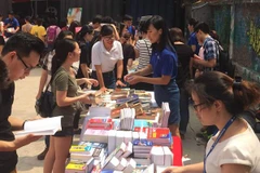 Ngày hội thu hút rất đông bạn trẻ tham gia. (Ảnh: A.N/Vietnam+)