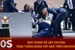 [Video] Ông Trump lên tiếng vụ Tổng thống Biden vấp ngã trên sân khấu