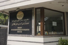Đại sứ quán Afghanistan tại thủ đô New Delhi của Ấn Độ. (Nguồn: AP)