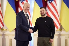 Tổng thống Mỹ Joe Biden đến Kiev gặp người đồng cấp Ukraine 