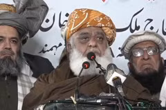 Người đứng đầu đảng Jamiat Ulema-e-Islam (JUI-F) Maulana Fazlur Rehman.. (Nguồn: samaa)