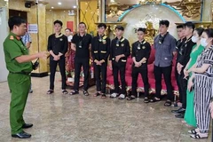 Long An diễn tập ứng phó tình huống cháy, nổ tại nơi đông người