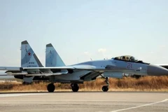 Máy bay chiến đấu Sukhoi Su-35 của Không lực Nga. (Ảnh: AFP/TTXVN)