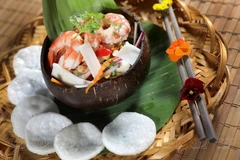 Nộm củ hũ dừa miền Tây - món khai vị tinh tế, thơm ngon 