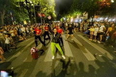 Nhiều hoạt động văn hóa tại phố đi bộ Hồ Gươm dịp Quốc khánh 2/9