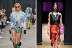Mê hoặc thị giác bằng hiệu ứng màu loang tuyệt đẹp trên trang phục Hè