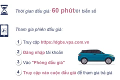 Hôm nay, lần đầu tiên đấu giá trực tuyến biển số xe ôtô 