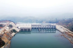 Nhà máy Thủy điện Sông Lô 7 chính thức khánh thành. (Ảnh: Vũ Quang/TTXVN)