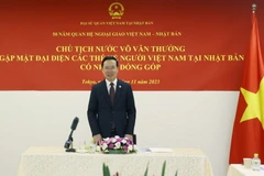 Chủ tịch nước thăm Đại sứ quán và gặp gỡ người Việt tại Nhật Bản 