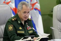 Bộ trưởng Quốc phòng Nga Sergei Shoigu thăm các binh sỹ sau vụ Wagner