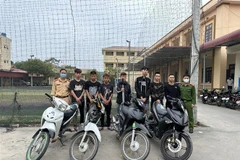 Hải Dương tạm giữ nhóm thanh niên mang hung khí đi đánh nhau
