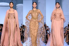 Elie Saab Thu Đông 2023: Dấn ấn thời trang huy hoàng thời Trung cổ