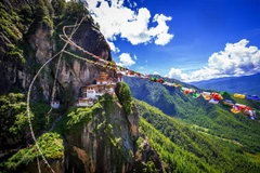 Tu viện Taktsang ở Bhutan. (Ảnh: Vietravel)
