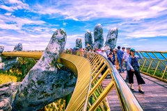 Cầu Vàng. (Ảnh: Sun World Ba Na Hills )