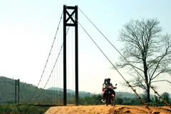 Quảng Ngãi kiểm tra an toàn cầu treo 6 huyện miền núi