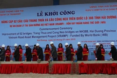 Khởi công xây mới 2 cầu giải quyết nút ùn tắc trên Quốc lộ 38