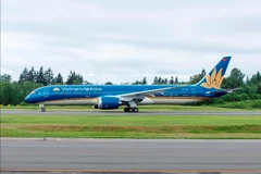 Máy bay Boeing 787-9 Dreamliner đầu tiên của Vietnam Airlines. (Ảnh: Vietnam Airlines cung cấp)