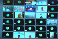 Bộ Tài nguyên và Môi trường tổ chức Hội nghị trực tuyến bàn về dự án xây dựng mạng lưới quan trắc môi trường không khí tại Việt Nam.