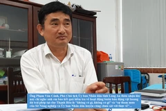 Ông Phạm Văn Cảnh, Phó Chủ tịch Ủy ban Nhân dân tỉnh Long An chia sẻ với phóng viên. (Ảnh: HV/Vietnam+)