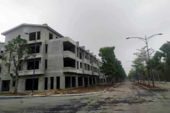 Một góc dự án Vườn Vạn Tuế tại huyện Văn Giang, tỉnh Hưng Yên. (Ảnh: PV/Vietnam+)