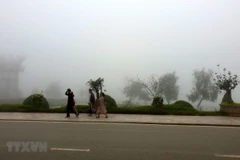 Nhiệt độ ở Sa Pa giảm mạnh từ ngày 15/9. (Ảnh: Quốc Khánh/TTXVN)