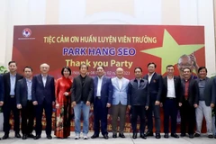 Hình ảnh bữa tiệc tri ân huấn luyện viên Park Hang-seo do VFF tổ chức. 