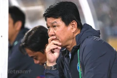 Huấn luyện viên Vũ Tiến Thành nhiều lần phát ngôn chỉ trích công tác tổ chức các giải đấu chuyên nghiệp Việt Nam. (Ảnh: PV/Vietnam+) 