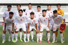 Đội hình U20 Việt Nam từng tham dự Vòng loại U20 châu Á 2023. (Ảnh: VFF) 