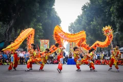Mãn nhãn các tiết mục múa Rồng nghệ thuật tại Festival thanh niên Quốc tế 2023