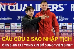 Vì sao ông Shin Tae Yong xin triệu tập khẩn cấp hai ngôi sao nhập tịch?