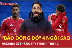 “Báo động đỏ” cho 4 ngôi sao MU sau trận ra mắt của Ruben Amorim