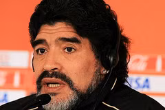 Huyền thoại Diego Maradona. (Nguồn: The Guardian)