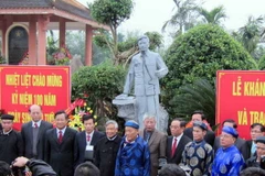 Về quê Đại tướng Nguyễn Chí Thanh ngày đầu năm mới