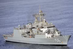 Tàu hải quân Hoàng gia Australia HMAS. (Nguồn: THX/TTXVN)