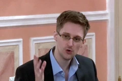 Cựu nhân viên NSA Edward Snowden tại Moskva ngày 9/10/2013. (Nguồn: AFP/TTXVN)
