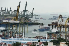 Cảng container Pasir Panjang PSA, Singapore. (Nguồn: AFP/TTXVN)