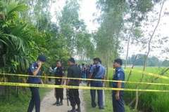 Hiện trường vụ sát hại. (Nguồn: thedailystar.net)