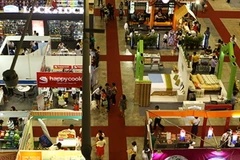 Các gian hàng tại triển lãm VIETRF 2015. (Nguồn: vietrf.com)