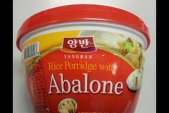 Cháo bào ngư Yangban được cho chứa vi khuẩn có hại. (Nguồn: AVA)
