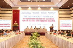 Quang cảnh hội thảo. (Ảnh: Phương Hoa/TTXVN)