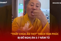 Bản tin 60s: Người tự xưng "Thích Tâm Phúc" bị đề nghị án 5-7 năm tù
