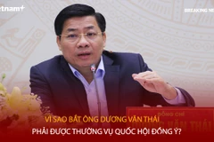 Bản tin 60s: Vì sao bắt ông Dương Văn Thái phải được Thường vụ Quốc hội đồng ý?