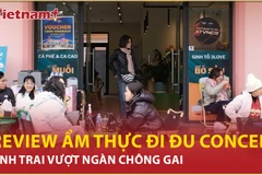 Review ẩm thực 'đi đu' concert 'Anh trai vượt ngàn chông gai'