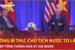 Cận cảnh Tổng Bí thư, Chủ tịch nước Tô Lâm gặp Tổng thống Hoa Kỳ Joe Biden