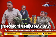 8+ phút Điểm nóng: Bí ẩn hệ thống tín hiệu của trực thăng chở Tổng thống Iran